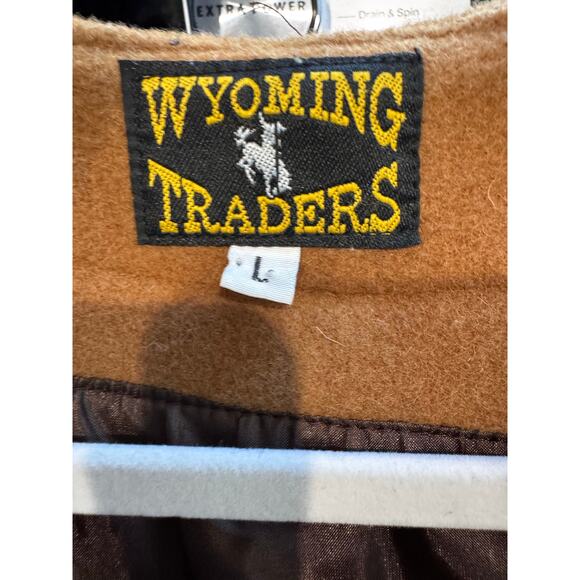 Wyoming Traders 100% Wool Vest Cowboy Ranch Wear Button Up Mens Large - Picture 3 of 11